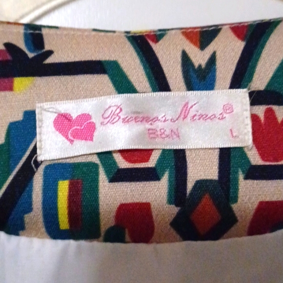 Buenos Ninos B&N, Multi Colored Short Cardigan/Kimono. Sz. L - Picture 2 of 4